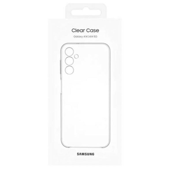 Etui Samsung EF-QA146CTEGWW A14 5G A146 Soft Clear Cover (átlátszó, puha, átlátszó tok)