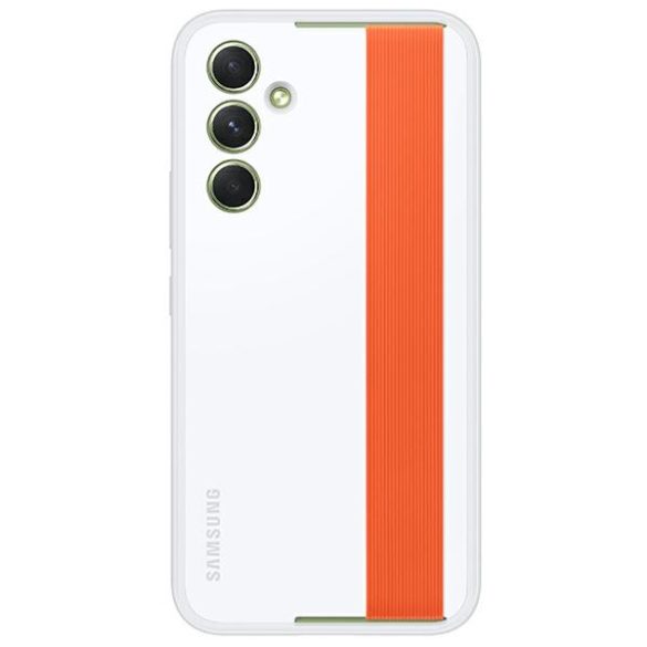 Etui Samsung EF-XA546CWEGWW A54 5G A546 fehér Slim Strap Cover vékony pántos tok