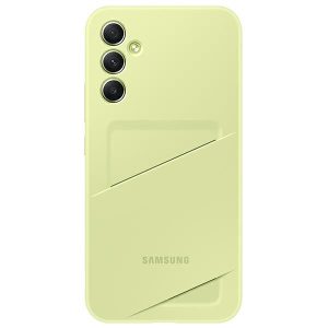 Etui Samsung EF-OA346TGEGWW A34 5G A346 lime kártyatartós tok