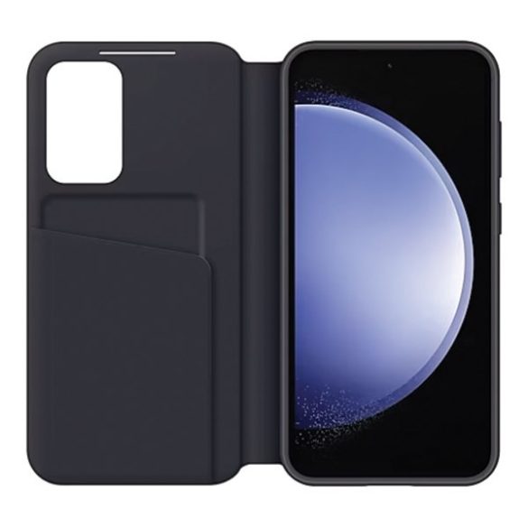 Etui Samsung EF-ZS711CB S23 FE S711 fekete Smart View pénztárca tok