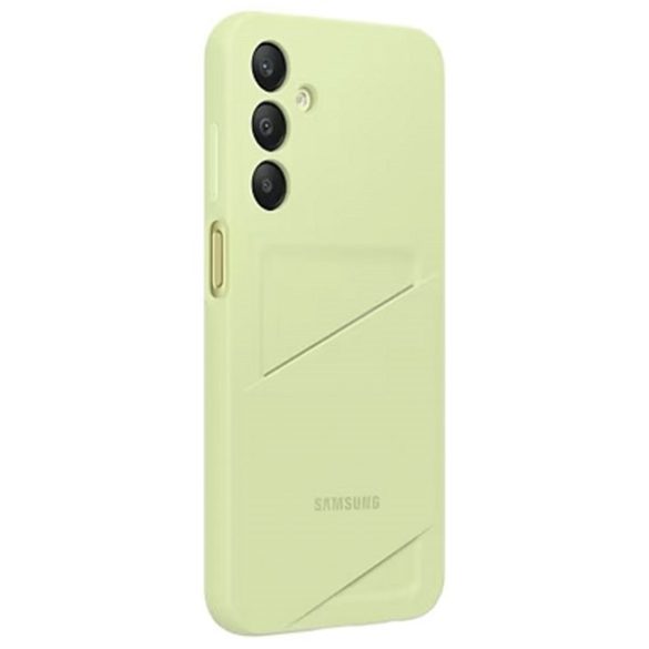 Etui Samsung EF-OA256TMEGWW A25 5G A256 lime kártyatartós tok