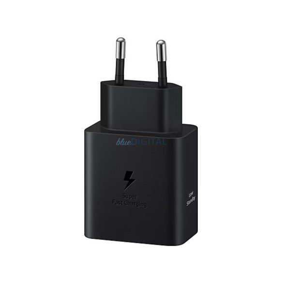 Samsung EP-T4511XBEGEU gyári hálózati töltő 1xUSB-C csatlakozással és Type-C - Type-C kábellel PD 3A 45W - fekete