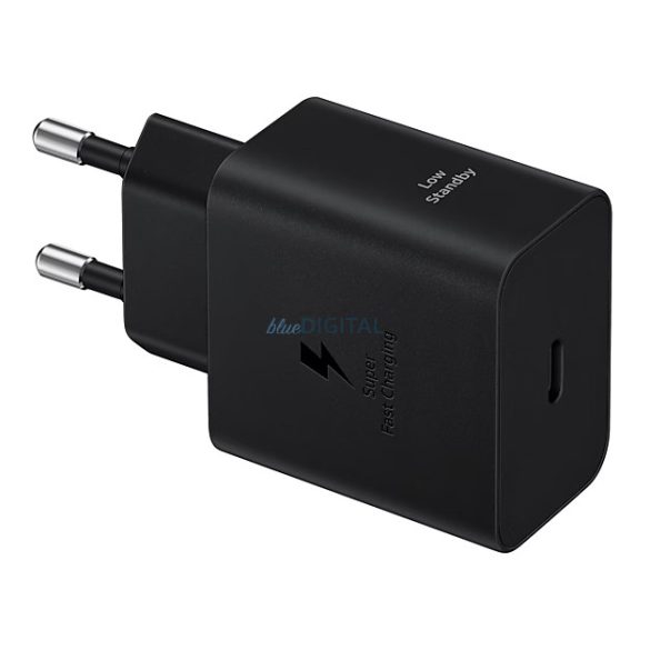 Samsung EP-T4511XBEGEU gyári hálózati töltő 1xUSB-C csatlakozással és Type-C - Type-C kábellel PD 3A 45W - fekete