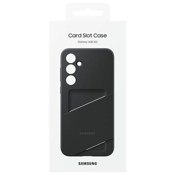 Samsung EF-OA356TBEGWW kártyatartós tok Samsung Galaxy A35 5G fekete