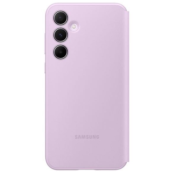 Samsung EF-ZA556CVEGWW kártyatartós Smart View tok Samsung Galaxy A55 5G levendula