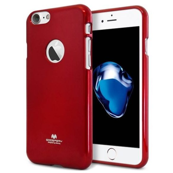 Mercury Jelly Case iPhone X piros tok precíz kivágásokkal