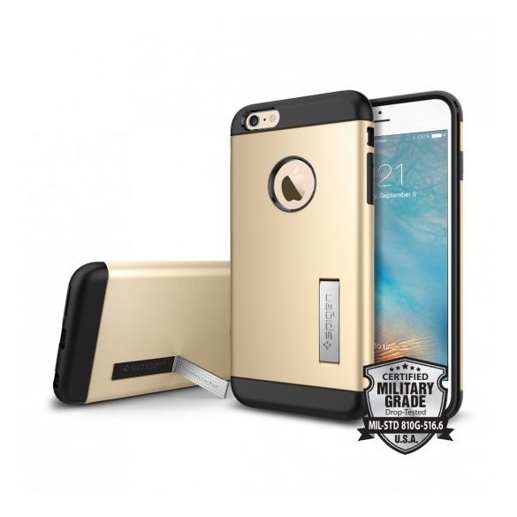 Spigen Slim Armor iPhone 6 Plus arany SGP11653 tok