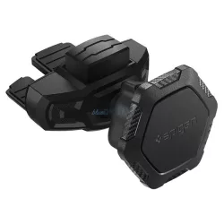   Spigen QS24 szellőzőrácsra szerelhető mágneses univerzális fekete autós telefontartó