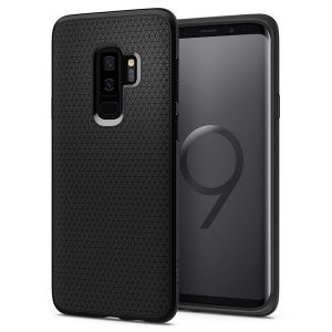 Spigen Liquid Air Samsung G965 S9 Plus fekete 593CS22920 tok