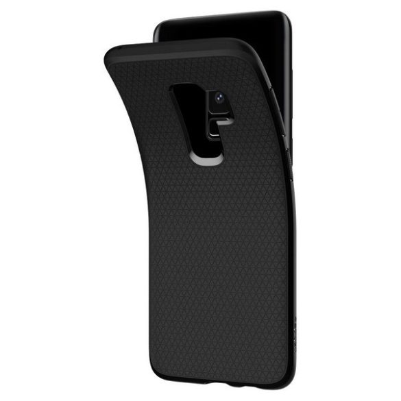 Spigen Liquid Air Samsung G965 S9 Plus fekete 593CS22920 tok