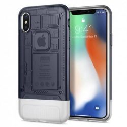 Spigen Classic C1 tok iPhone X - grafitszürke