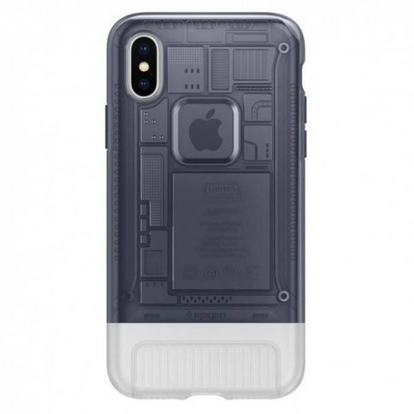 Spigen Classic C1 tok iPhone X - grafitszürke