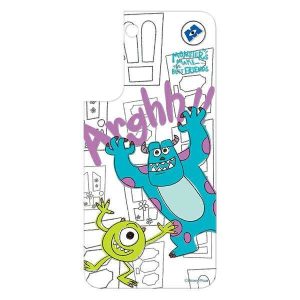 Samsung GP-TOS901HIAGW Frame Cover kompatibilis panel Samsung Galaxy S22 Disney Monsters - fehér