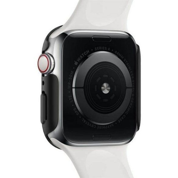 Spigen Thin Fit Apple Watch 4/5/6//7/SE 44/45 mm fekete védőtok az órára