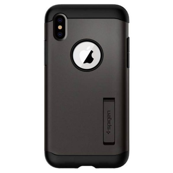 Spigen Slim Armor iPhone Xs Max gunmetal tok