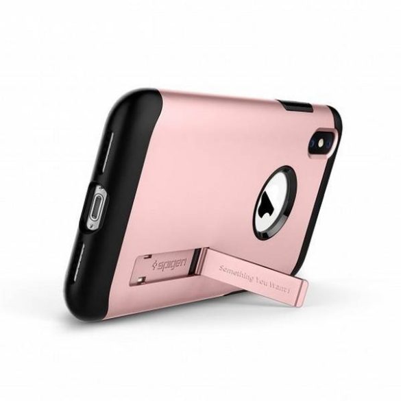 Spigen Slim Armor iPhone Xs Max rózsaszín tok