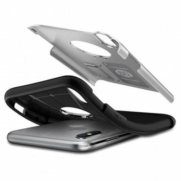 Spigen Slim Armor iPhone Xs Max szatén ezüst tok