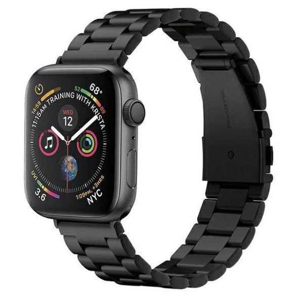 Spigen Modern Fit óraszíj Apple Watch 1/2/3 /4/5/6/7/SE 42/44/45mm fekete