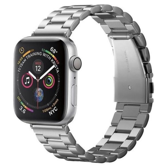 Spigen Modern Fit óraszíj Apple Watch 1/2/3 /4/5/6/7/SE 42/44/45mm ezüst