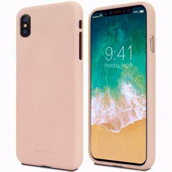 Mercury Soft iPhone Xs Max rózsaszín homok tok