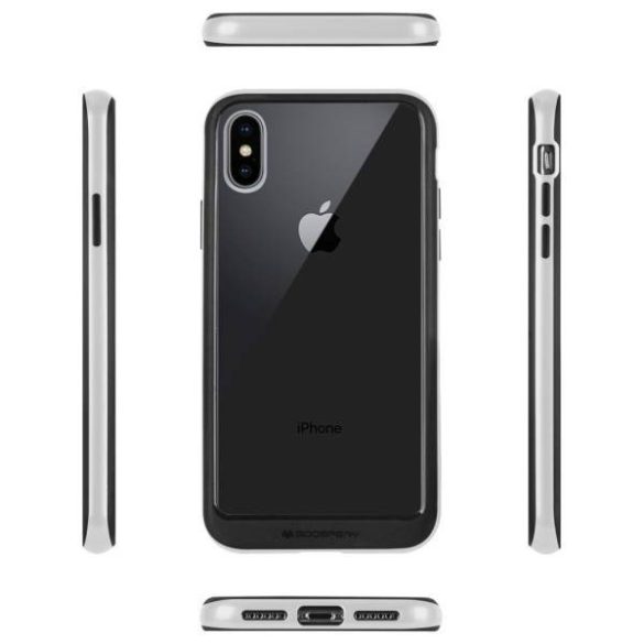 Mercury Bumper X iPhone Xr ezüst tok