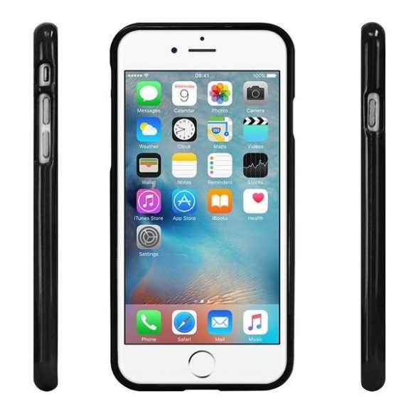 Mercury Jelly Case iPhone Xs Max fekete tok precíz kivágásokkal
