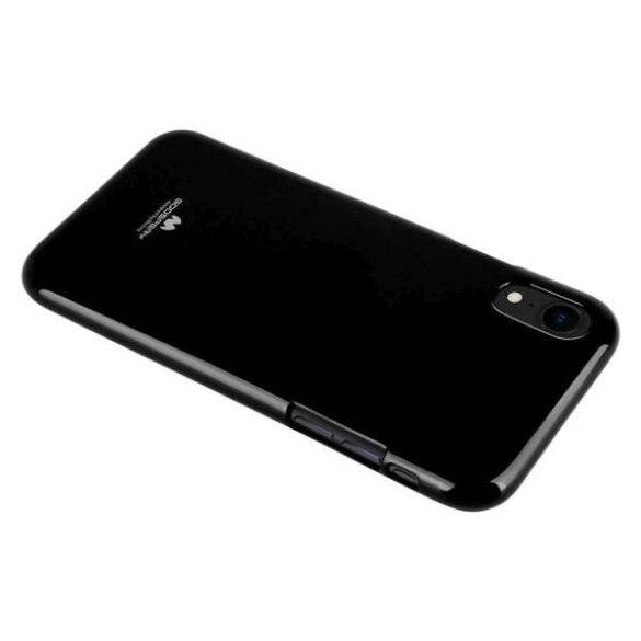 Mercury Jelly Case iPhone Xs Max fekete tok precíz kivágásokkal