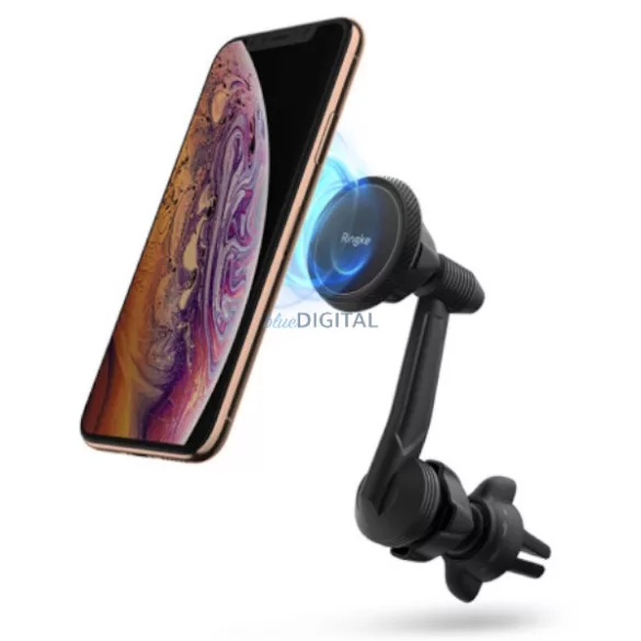 Ringke Power Clip Wing szellőzőrácsos mágneses autós tartó - fekete