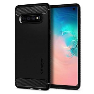 Spigen Rugged Armor Samsung G973 Samsung Galaxy S10 matt fekete tok