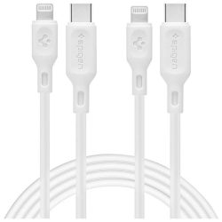   Spigen DuraSync Type-C - Lightning kábel 100cm (2db) - fehér