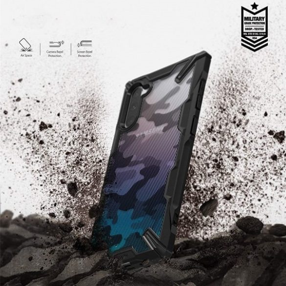 Ringke Fusion X Design tok Samsung Galaxy Note 10 - fekete