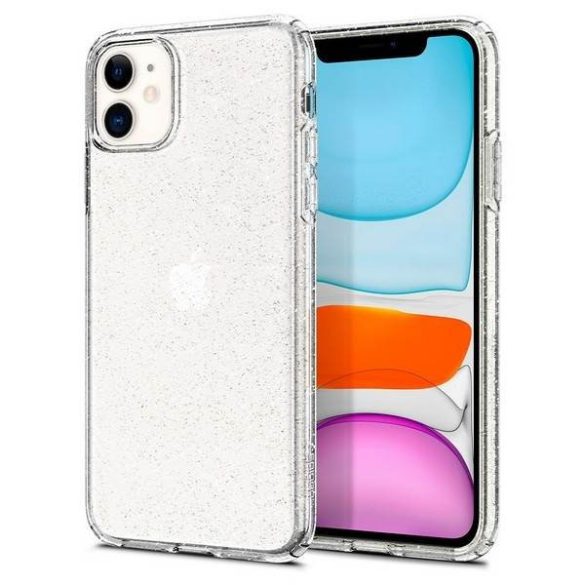 Spigen Liquid Crystal Glitter iPhone 11 átlátszó tok