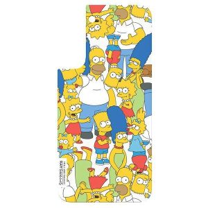 Samsung GP-TOU021HOOYW Frame Cover kompatibilis panel Samsung Galaxy S22 Plus Simpsons Mix - fehér