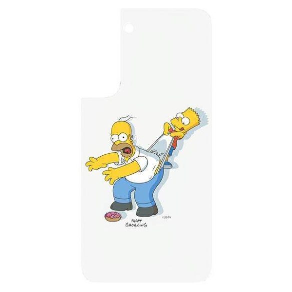 Samsung GP-TOU021HOXYW Frame Cover kompatibilis panel Samsung Galaxy S22 Simpsons Homer - fehér