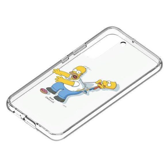 Samsung GP-TOU021HOXYW Frame Cover kompatibilis panel Samsung Galaxy S22 Simpsons Homer - fehér