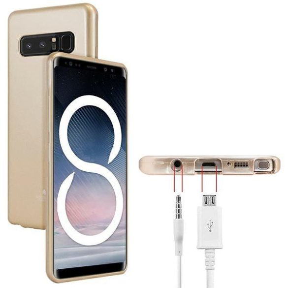 Mercury Jelly tok iPhone 11 Pro Max - arany színű