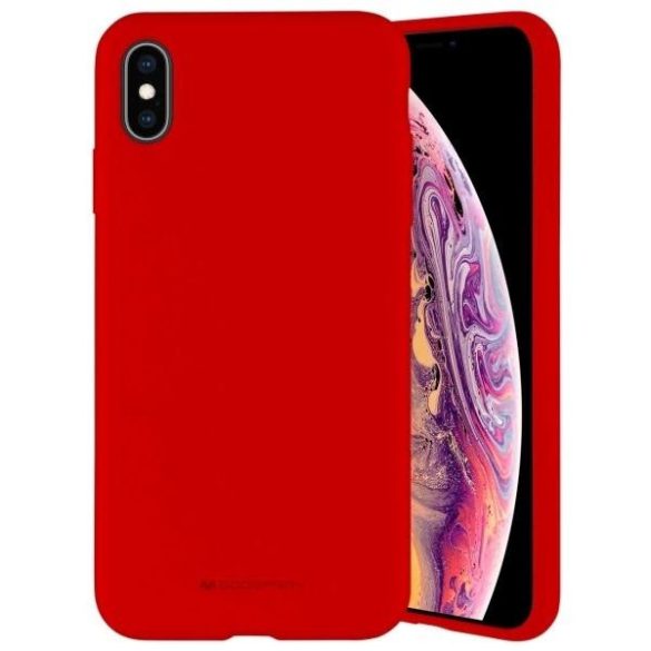 Mercury Silicone tok iPhone 11 Pro Max - piros
