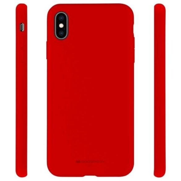 Mercury Silicone tok iPhone 11 Pro Max - piros