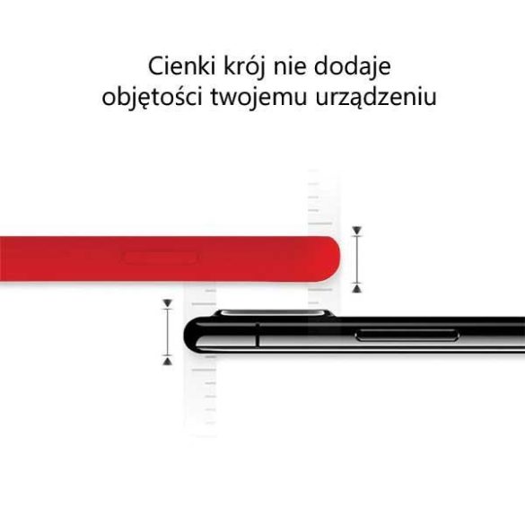 Mercury Silicone tok iPhone 11 Pro Max - piros