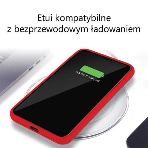 Mercury Silicone tok iPhone 11 Pro Max - piros
