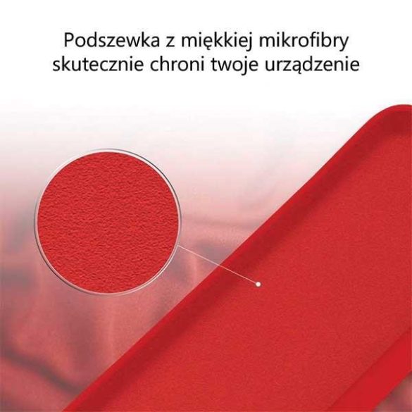 Mercury Silicone tok iPhone 11 Pro Max - piros