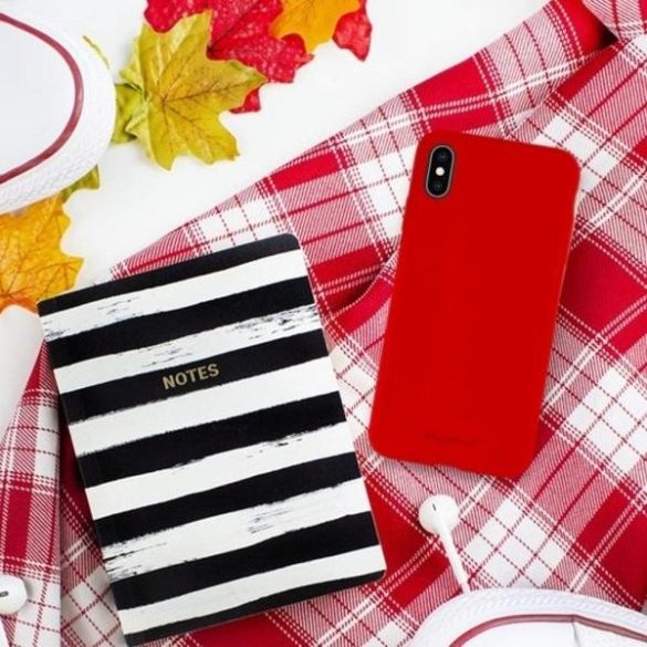 Mercury Silicone tok iPhone 11 Pro Max - piros