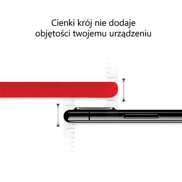 Mercury szilikon Samsung A20s A207 piros tok