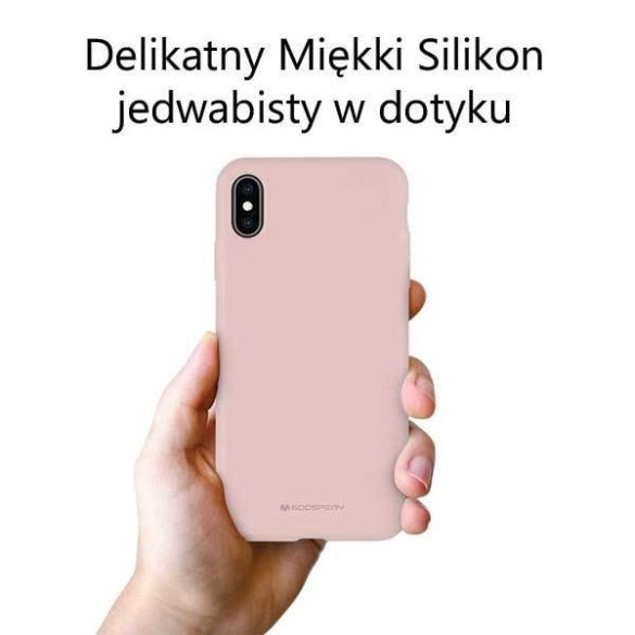 Mercury szilikon Samsung A20s A207 rózsaszín homok tok