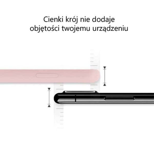 Mercury szilikon Samsung A20s A207 rózsaszín homok tok