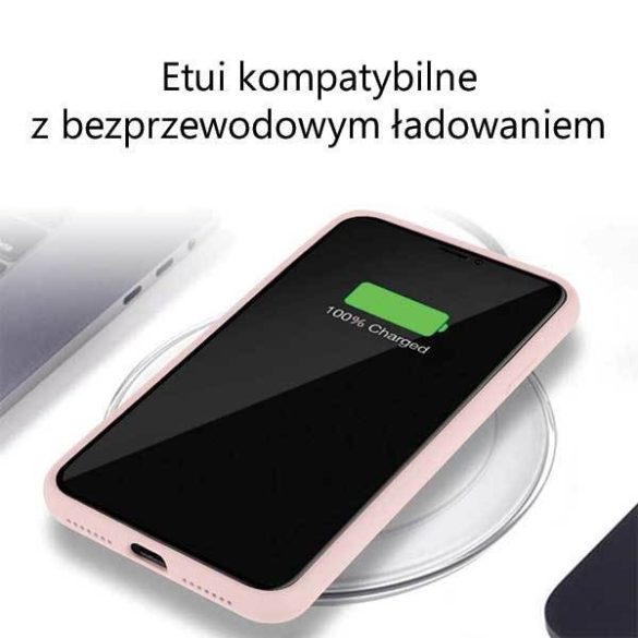 Mercury szilikon Samsung A20s A207 rózsaszín homok tok