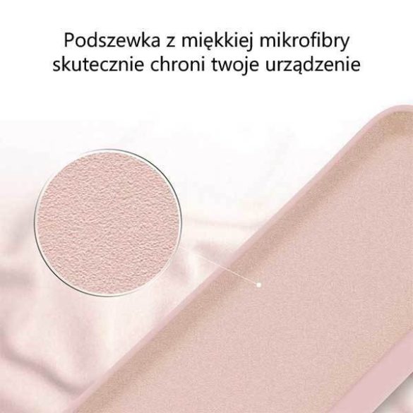 Mercury szilikon Samsung A20s A207 rózsaszín homok tok