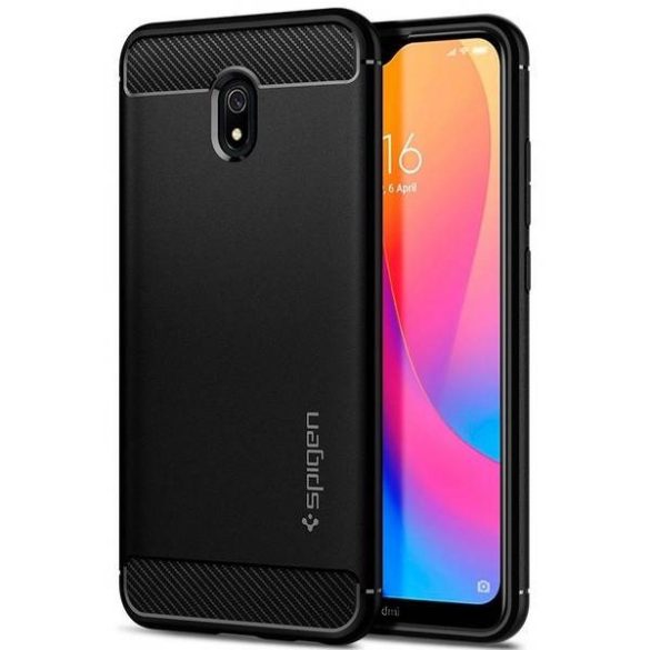 Spigen Rugged Armor tok Xiaomi Redmi 8A - fekete