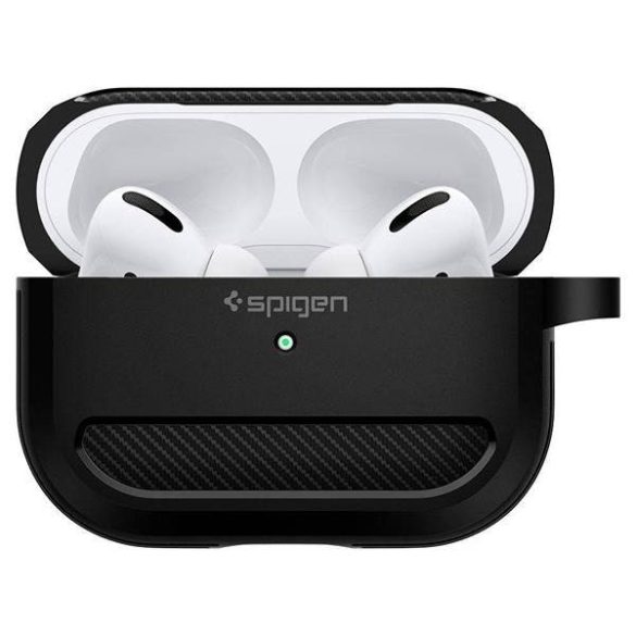 Spigen Rugged Armor AirPods Pro fekete tok 