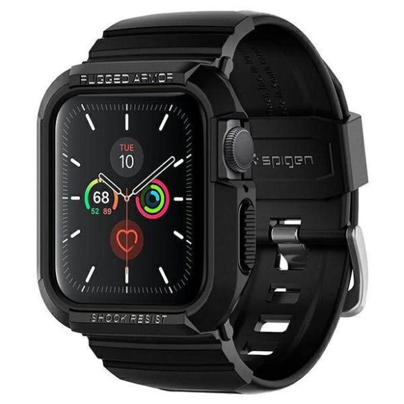 Spigen Rugged Armor Pro Apple Watch 4/5/6/7/SE 40/41mm fekete tok